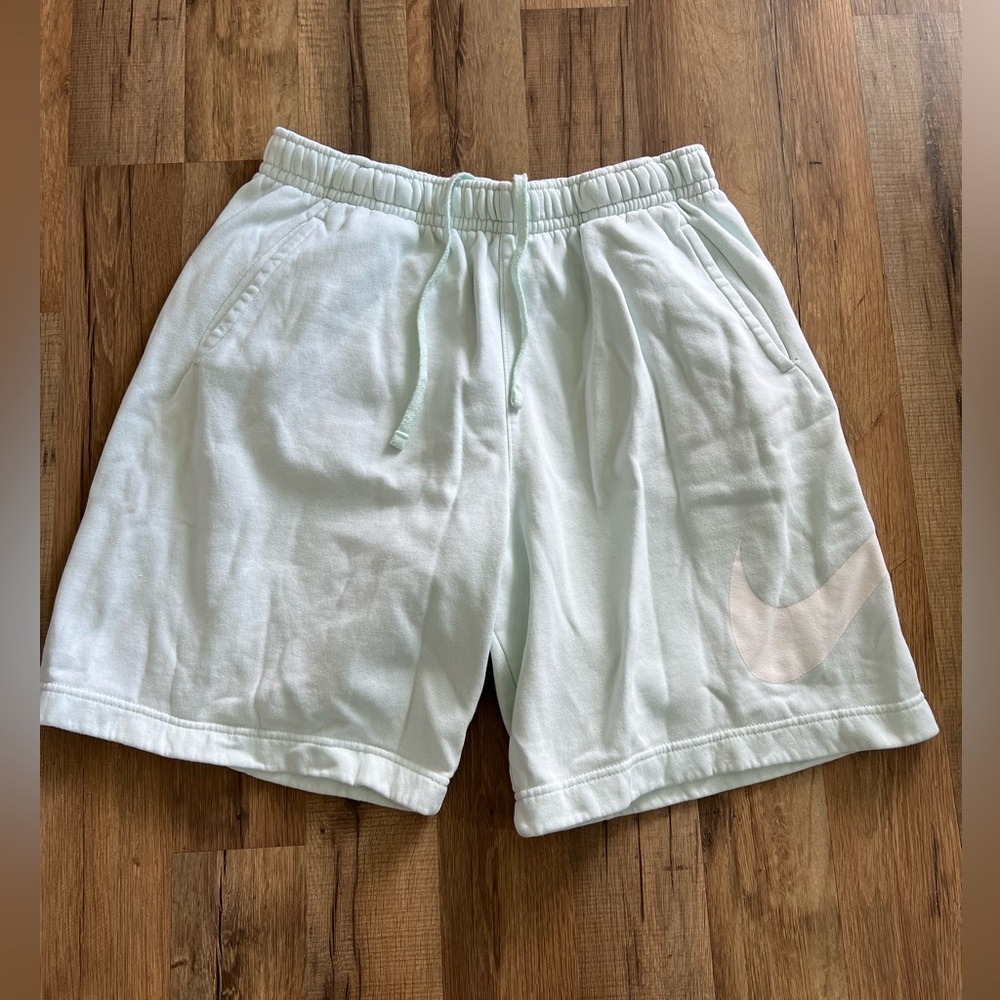 Nike Men's Mint Green Athletic Shorts